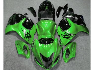 08-20 Verde Brillante & Negro GSXR 1300 Carenados Moto