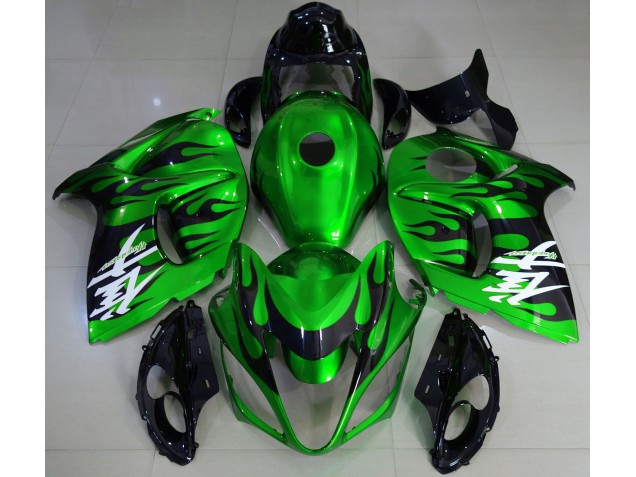 08-20 Verde Brillante & Negro GSXR 1300 Carenados Moto 08-20 Verde Brillante & Negro GSXR 1300 Carenados Moto