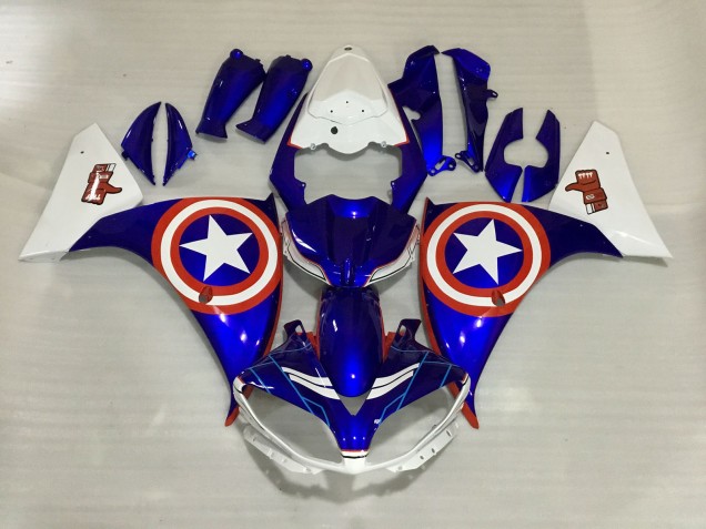 09-11 Capitan America R1 Carenados Moto 09-11 Capitan America R1 Carenados Moto