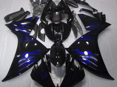 09-11 Negro & Azul Llama R1 Carenados Moto