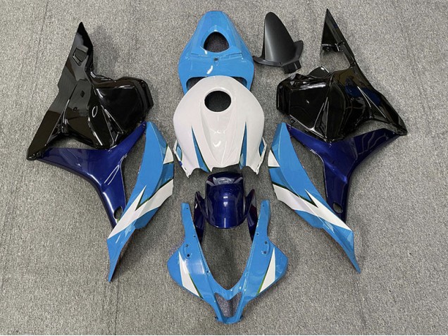 09-12 Azul Claro & Blanco CBR600RR Carenados Moto