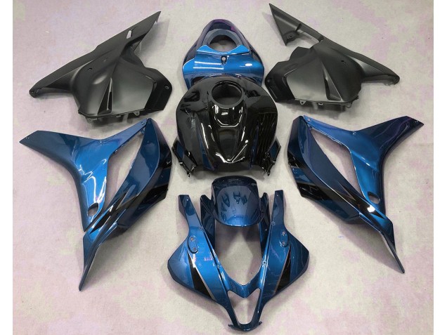 09-12 Azul Claro Con Negro CBR600RR Carenados Moto 09-12 Azul Claro Con Negro CBR600RR Carenados Moto