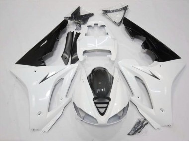09-12 Blanco Brillante Daytona 675 Carenados Moto