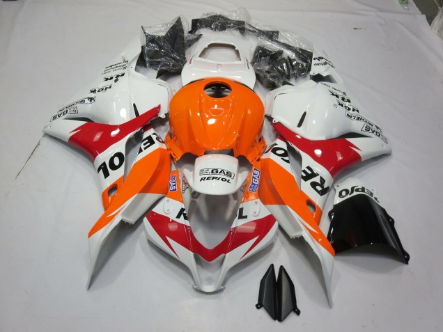 09-12 Blanco Naranja Repsol CBR600RR Carenados Moto 09-12 Blanco Naranja Repsol CBR600RR Carenados Moto