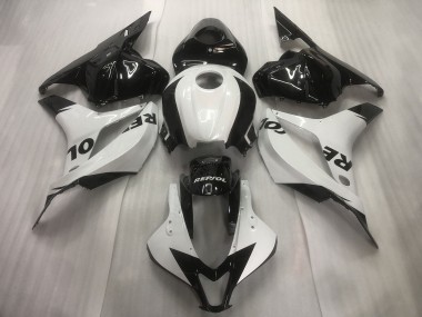09-12 Blanco / Negro Repsol Liso CBR600RR Carenados Moto