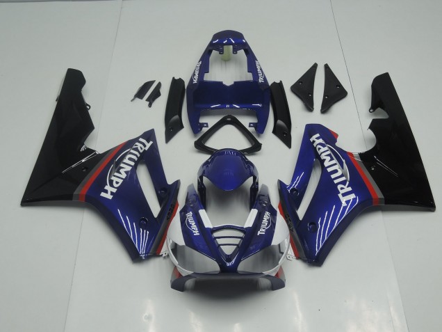 09-12 Brillo Azul & Rojo Daytona 675 Carenados Moto 09-12 Brillo Azul & Rojo Daytona 675 Carenados Moto