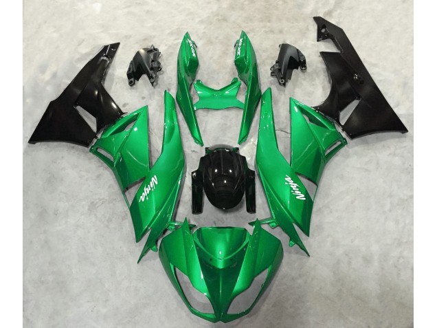 09-12 Brillo Verde Vibrante ZX6R Carenados Moto