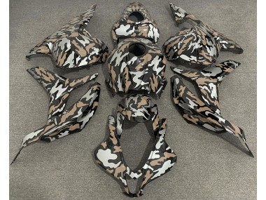 09-12 Bronceado & Plateado Camuflaje CBR600RR Carenados Moto