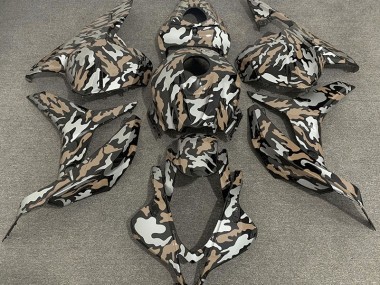 09-12 Bronceado & Plateado Camuflaje CBR600RR Carenados Moto