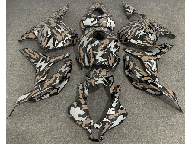 09-12 Bronceado & Plateado Camuflaje CBR600RR Carenados Moto 09-12 Bronceado & Plateado Camuflaje CBR600RR Carenados Moto