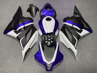 09-12 Estrella Negra Mate & Azul Oscuro CBR600RR Carenados Moto