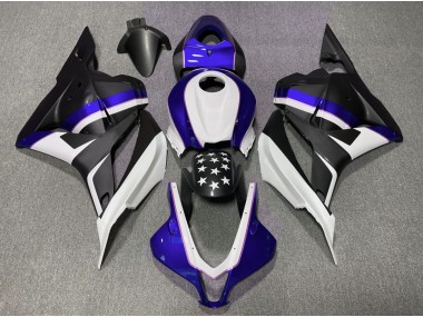 09-12 Estrella Negra Mate & Azul Oscuro CBR600RR Carenados Moto