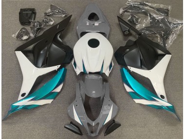09-12 Gris Brillo Blanco & Azul Claro CBR600RR Carenados Moto