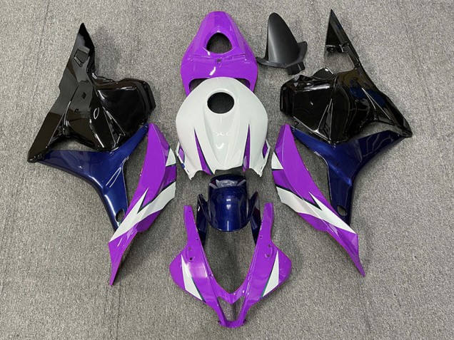 09-12 Morado & Blanco CBR600RR Carenados Moto 09-12 Morado & Blanco CBR600RR Carenados Moto