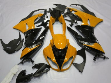 09-12 Naranja Brillante & Negro ZX6R Carenados Moto