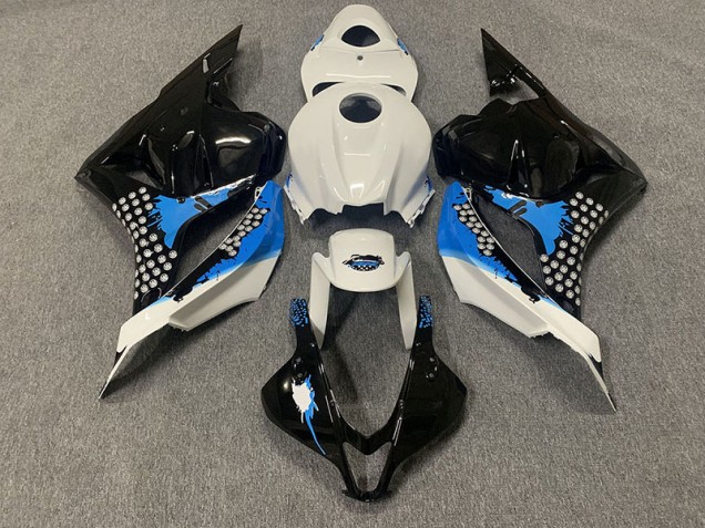 09-12 Negro Azul & Blanco CBR600RR Carenados Moto 09-12 Negro Azul & Blanco CBR600RR Carenados Moto