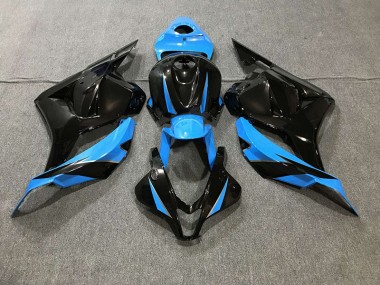 09-12 Negro Brillante & Azul Cielo CBR600RR Carenados Moto