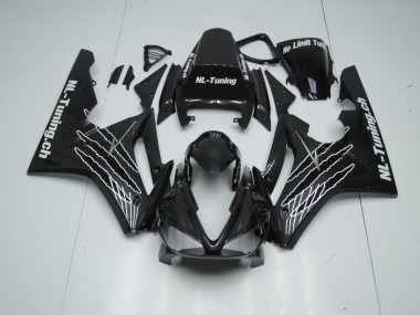 09-12 Negro Brillante (Personalizado) Daytona 675 Carenados Moto
