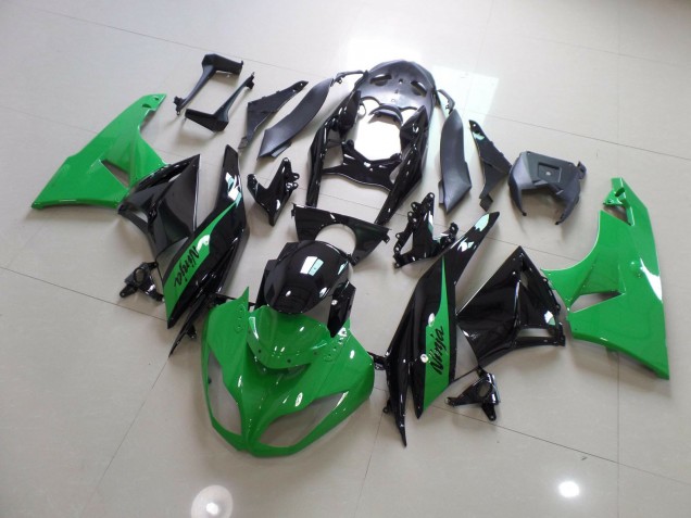 09-12 Ninja Verde Negro ZX6R Carenados Moto 09-12 Ninja Verde Negro ZX6R Carenados Moto