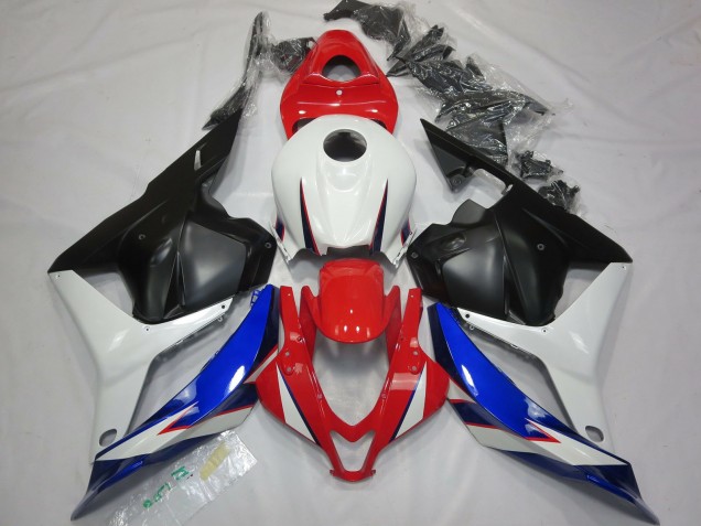 09-12 OEM Estilo Negro Blanco Rojo & Azul CBR600RR Carenados Moto 09-12 OEM Estilo Negro Blanco Rojo & Azul CBR600RR Carenados Moto
