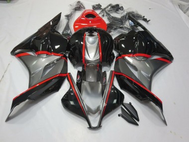 09-12 Pin Rojo Negro & Gris CBR600RR Carenados Moto