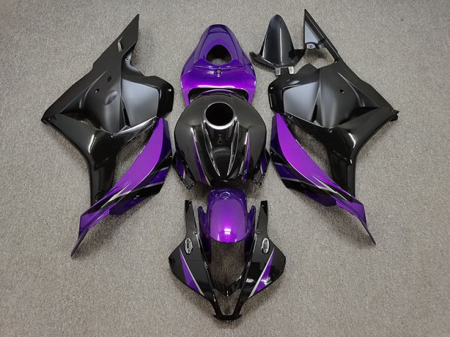 09-12 Púrpura Brillante & Negro CBR600RR Carenados Moto 09-12 Púrpura Brillante & Negro CBR600RR Carenados Moto