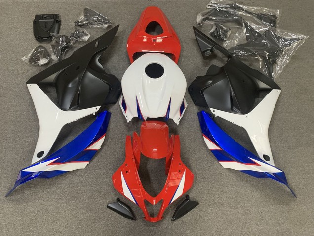 09-12 Rojo Brillante Azul & Blanco CBR600RR Carenados Moto 09-12 Rojo Brillante Azul & Blanco CBR600RR Carenados Moto