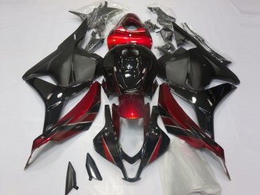09-12 Rojo Brillante & Negro CBR600RR Carenados Moto