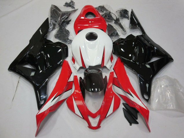 09-12 Rojo Brillo Blanco & Negro CBR600RR Carenados Moto 09-12 Rojo Brillo Blanco & Negro CBR600RR Carenados Moto