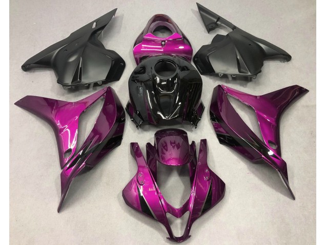 09-12 Rosa Intenso Con Negro CBR600RR Carenados Moto 09-12 Rosa Intenso Con Negro CBR600RR Carenados Moto
