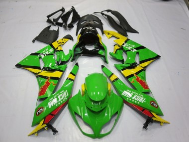 09-12 Verde Amarillo ZX6R Carenados Moto