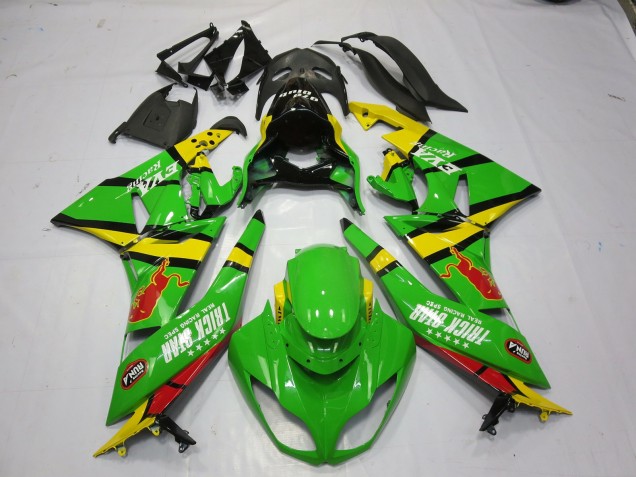 09-12 Verde Amarillo ZX6R Carenados Moto 09-12 Verde Amarillo ZX6R Carenados Moto