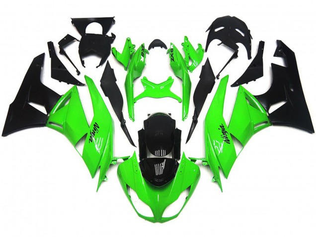 09-12 Verde Brillante Profundo Nítido ZX6R Carenados Moto 09-12 Verde Brillante Profundo Nítido ZX6R Carenados Moto