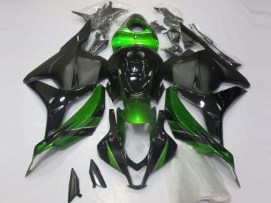 09-12 Verde Especial Negro Mate CBR600RR Carenados Moto