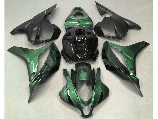 09-12 Verde Intenso Con Negro CBR600RR Carenados Moto 09-12 Verde Intenso Con Negro CBR600RR Carenados Moto