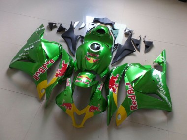 09-12 Verde Rojo Toro CBR600RR Carenados Moto