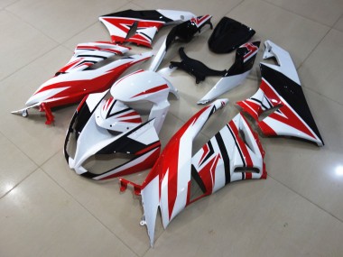 09-12 Zagg Rojo Blanco ZX6R Carenados Moto