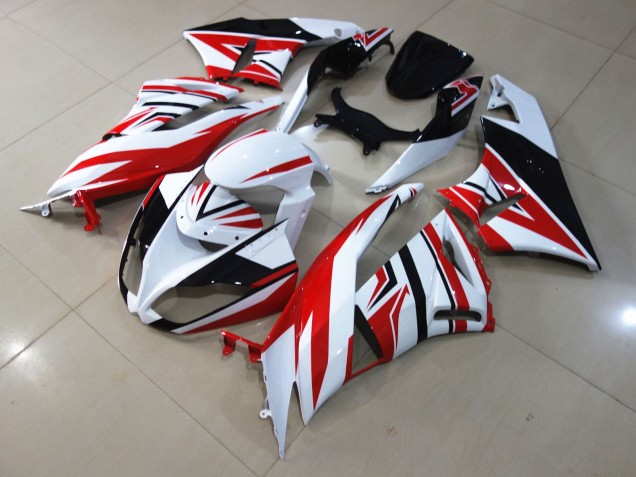 09-12 Zagg Rojo Blanco ZX6R Carenados Moto 09-12 Zagg Rojo Blanco ZX6R Carenados Moto
