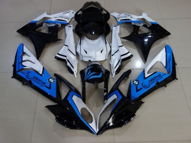 09-14 Alien Azul & Blanco S1000RR Carenados Moto