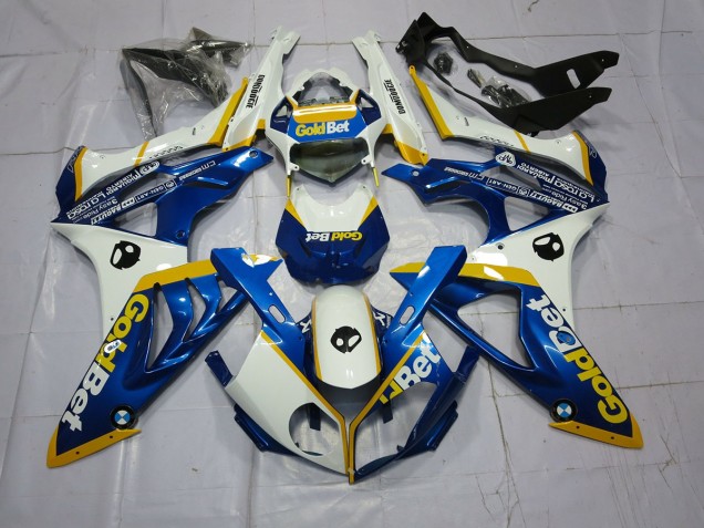 09-14 Alien Azul & Blanco S1000RR Carenados Moto 09-14 Alien Azul & Blanco S1000RR Carenados Moto