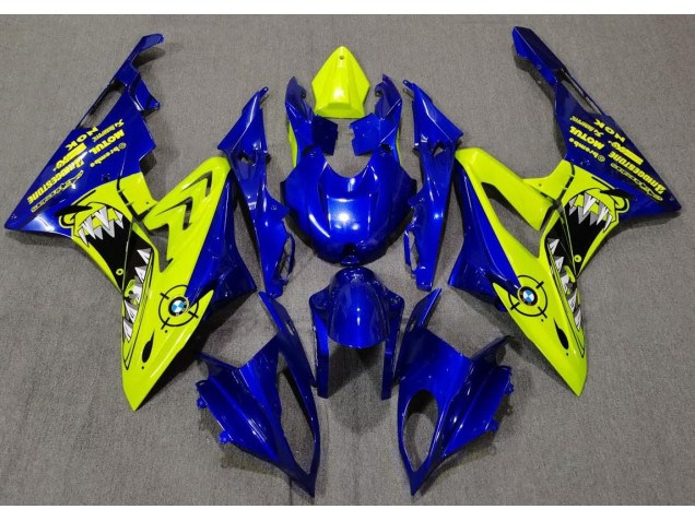 09-14 Alien Azul & Blanco S1000RR Carenados Moto 09-14 Alien Azul & Blanco S1000RR Carenados Moto