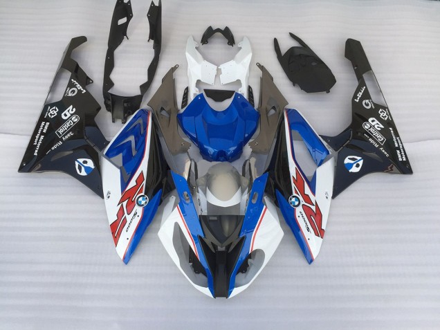 09-14 Alien Azul & Blanco S1000RR Carenados Moto 09-14 Alien Azul & Blanco S1000RR Carenados Moto