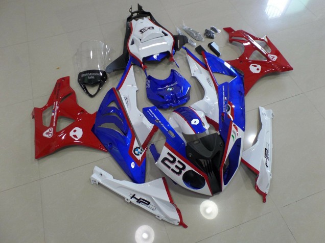 09-14 Alienígena Azul & Blanco S1000RR Carenados Moto 09-14 Alienígena Azul & Blanco S1000RR Carenados Moto