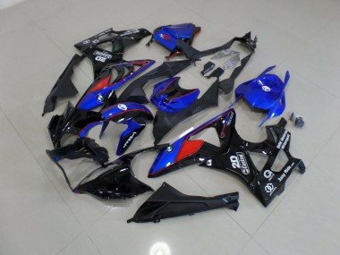09-14 Alienígena Azul & Blanco S1000RR Carenados Moto