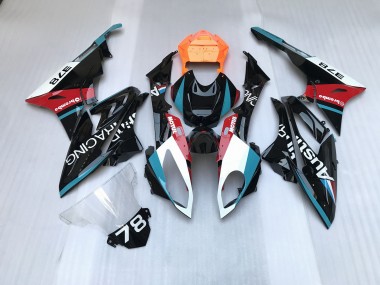 09-14 Alienígena Azul & Blanco S1000RR Carenados Moto