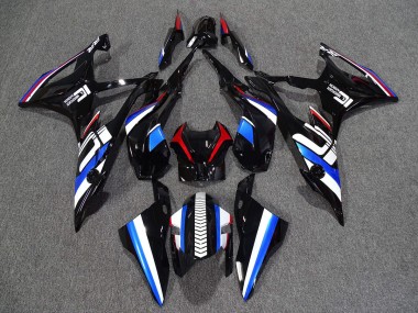 09-14 Alienígena Azul & Blanco S1000RR Carenados Moto