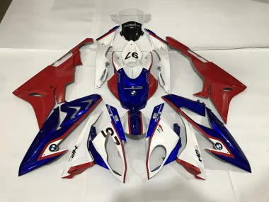09-14 Alienígena Azul & Blanco S1000RR Carenados Moto