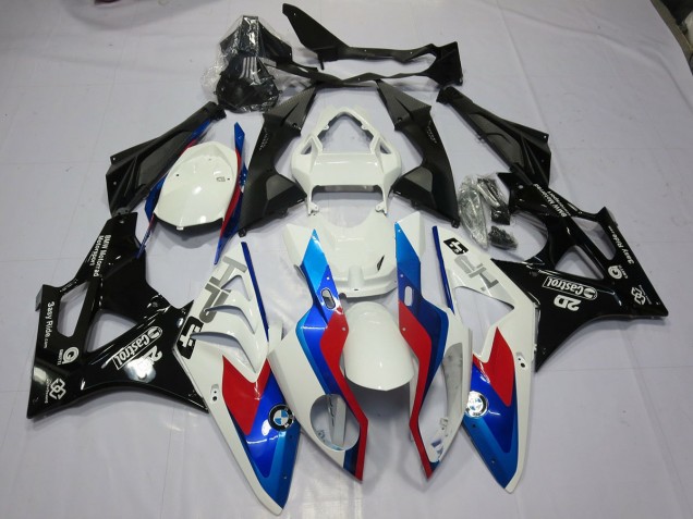 09-14 Alienígena Azul & Blanco S1000RR Carenados Moto 09-14 Alienígena Azul & Blanco S1000RR Carenados Moto