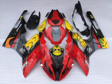 09-14 Alienígena Azul & Blanco S1000RR Carenados Moto