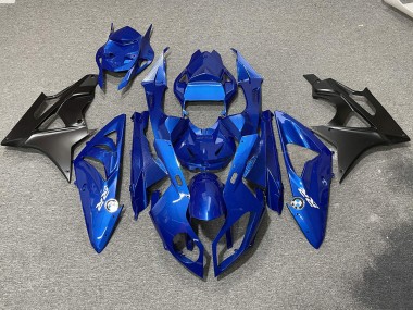 09-14 Alienígena Azul & Blanco S1000RR Carenados Moto
